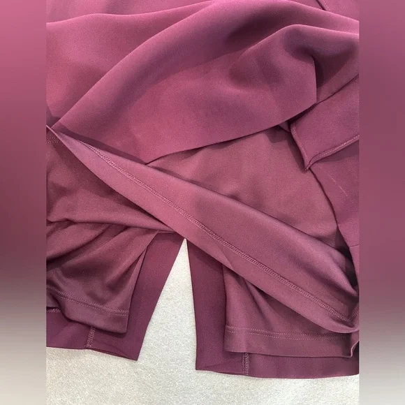 Ivanka Trump Bateau Neck Sleeveless Sheath Dress Purple Gold Accent Zipper Sz 14 - Picture 9 of 12